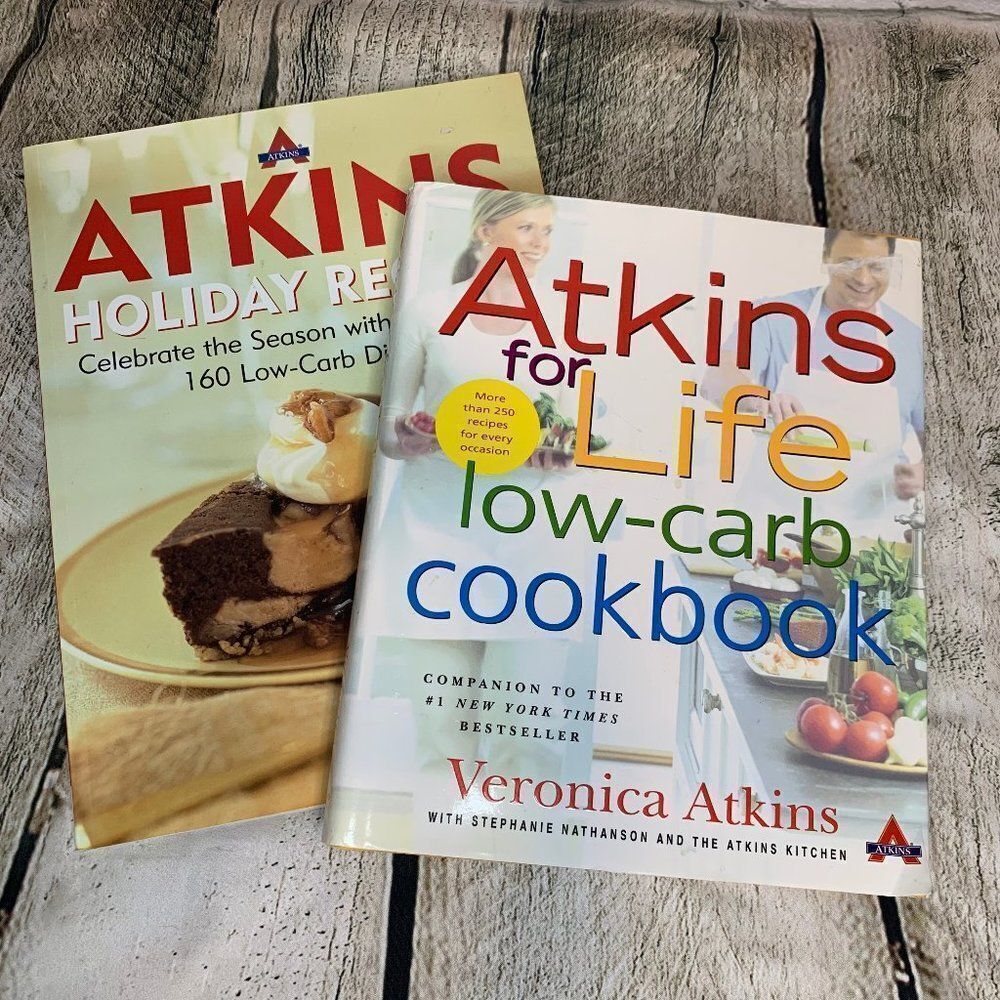 Atkins Low Carb‎ Cook Books | Set of 2